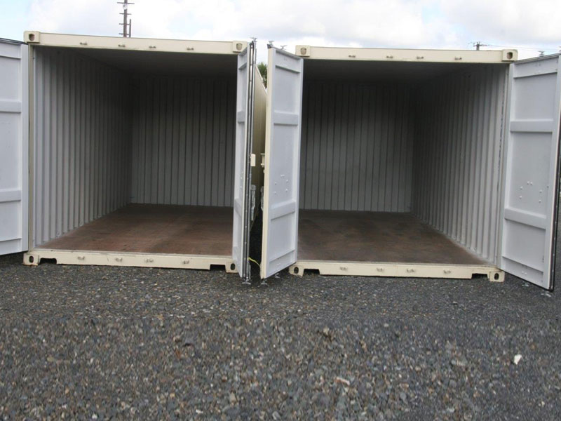 Interior shot of shipping containers for Short Term Storage Auckland