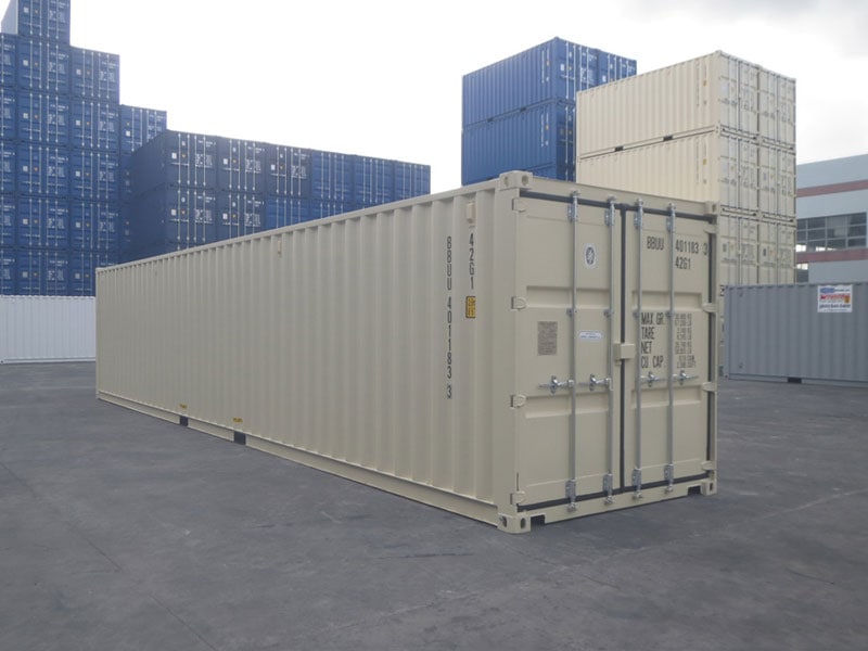 Exterior shot of shipping container for Long Term Storage Auckland